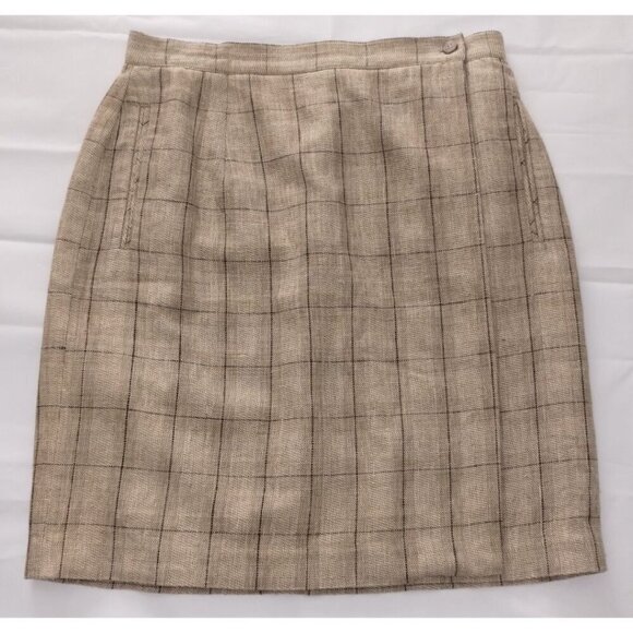 Chaus Sport Plaid Wrap Skirt (Size 12) - Picture 4 of 7